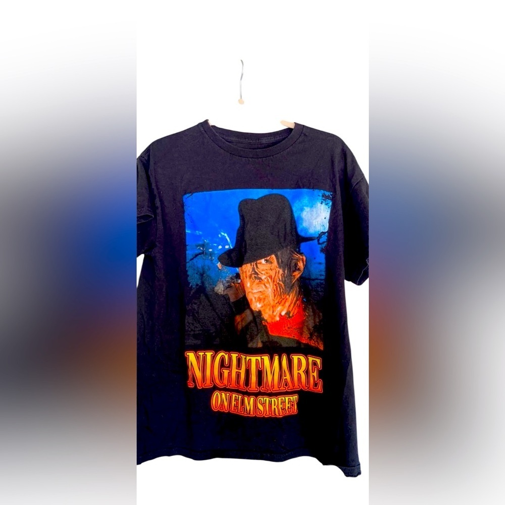 Nightmare Graphic Black T-Shirt Freddy Krueger
